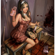 Illustration for article titled Pinup art that kicks you in the teeth